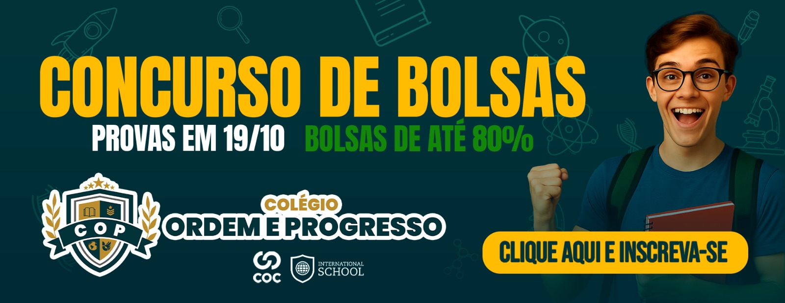Banner do edital